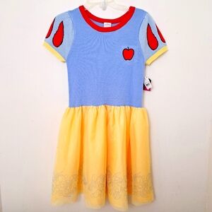 Disney Princess Girls Dress Snow White Multi-color Yellow Size XL